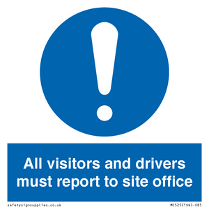 Visitors & drivers to office